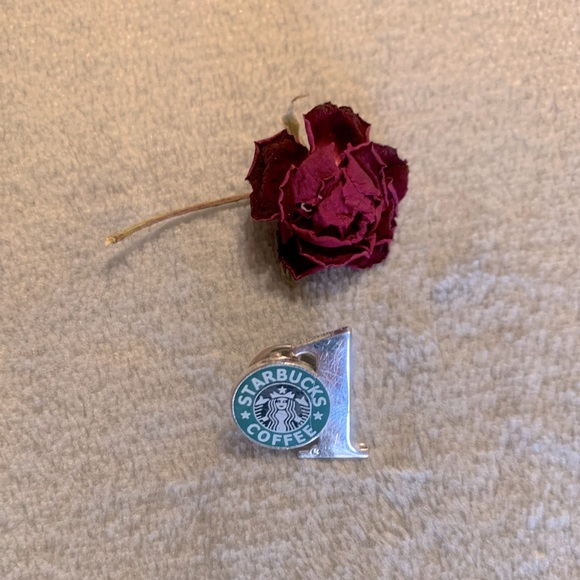 Authentic Starbucks 1 Year Partner Pin Silver